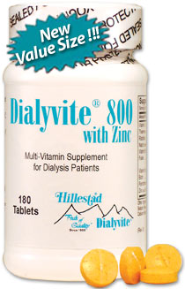 HP 50V Dialyvite 800 w/ Zinc 180 tab value size